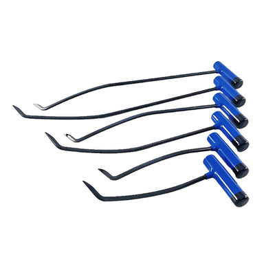 Ege Set 6-Piece Spring Steel PDR Tool Set with Curved and Sharp Ends