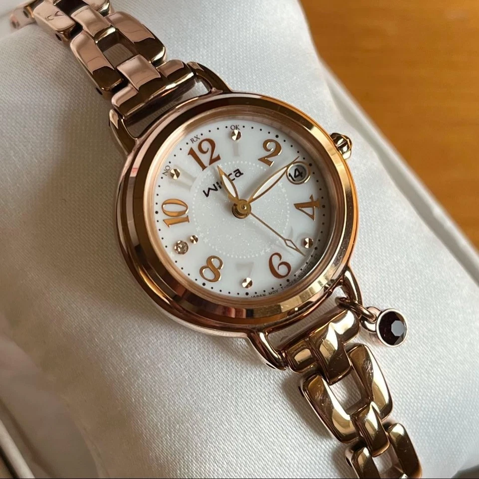 Radio Reloj Pulsera Citizen Wicca Solar Tech Modelo KL0-561-17 Probado Foto 2 de 4