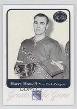 2001-02 Fleer Greats of the Game Harry Howell #58 HOF e6j