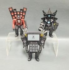 Skibidi Toilet Titan 3 Pack &ndash; All-New Collectibles, Officially Licensed Skibid
