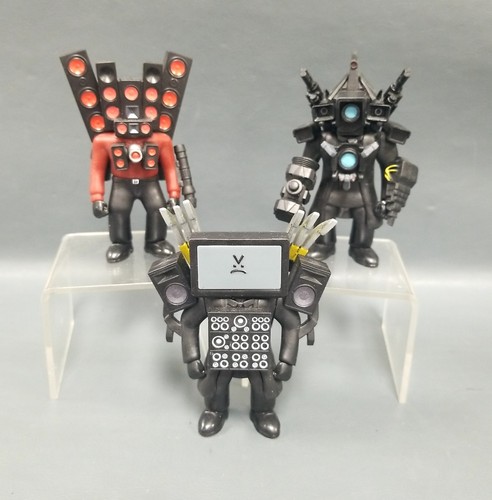 Skibidi Toilet Titan 3 Pack – All-New Collectibles, Officially Licensed Skibid