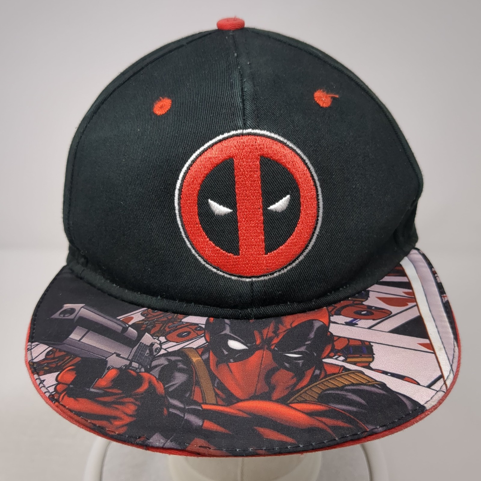Deadpool Logo Snapback Cap Multi One Size Adjusta… - image 2