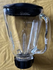 Vintage Oster 5 Cup/1.25 Liter Jar With Base And Add In Lid-X