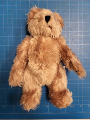 Wang's International Tan Brown Shaggy Plush Teddy Bear Sewn Claws 8'' Item PLB801