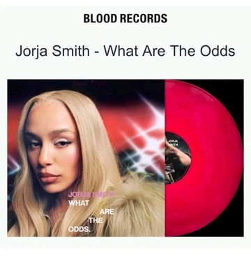 Jorja Smith What Are The Odds Red Ripple Blood Records Vinyl Ltd 500 PRESALE.