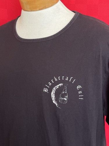 Blackcraft Cult IV Bats Logo Shirt Size XL WORN ONCE! Vampire Death Horror Ozzy - Picture 4 of 10