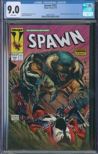 Spawn #222 CGC 9.0 - Amazing Spider-Man #316 Cover Homage