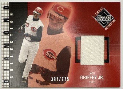 2002 Upper Deck Diamond Connection Ken Griffey Jr. Jersey Pants Relic /775 Reds
