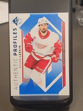 2023-24 SP - Authentic Profiles Blue - #AP-4 Dylan Larkin - Detroit Red Wings