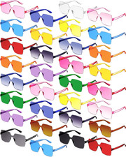 51 Pack Fun Sunglasses Bulk Adult Party Favors Glasses Colorful Plastic Square R