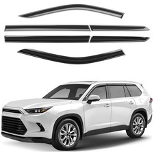 Sun Rain Visors Wind Rain Guards For 2024-2026 Toyota Grand Highlander