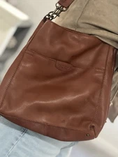 American Leather Co. Brown Shoulder Bag Authentic Excellent Condition