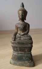 Antique Ancien Bronze BUDDHA BOUDDHA Thailand Thaïlande
