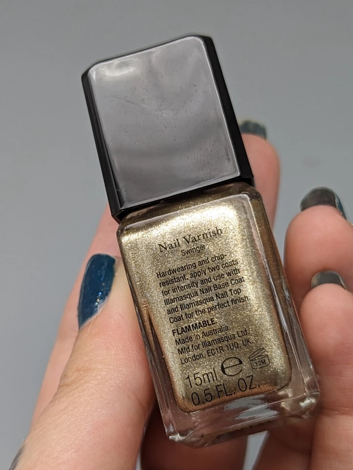 Esmalte de uñas Illamasqua 2012 platino oro swinger esmalte de uñas descontinuado Foto 3 de 3