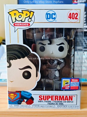 Funko Pop! Heroes Imperial Superman DC #402 Monochrome LE Exclusive Vinyl Figure