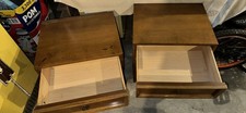 Vintage Kroehler Mid-Century Modern Walnut Nightstands