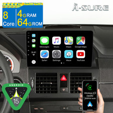 9''64GB Android 15 Autoradio Navi 8Core Kam F&uuml;r Mercedes-Benz GLK-Klasse X204 FM