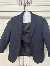 James Morgan Blazer Jacket Boys Size 4 Navy Blue Lined Kids