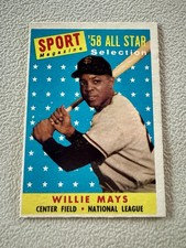 1958 Topps - Sport Magazine '58 All Star Selection Willie Mays #486