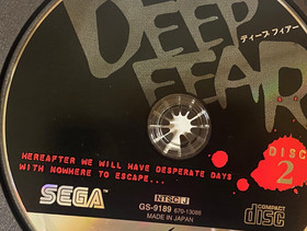Deep Fear [Sega Saturn - GS-9189] Japanese