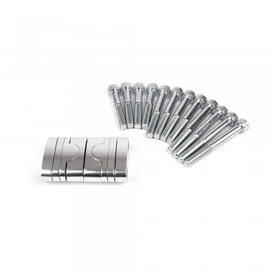 Rehausse pontet aluminium contre le mal de dos en moto pour guidon de diamètre 22mm