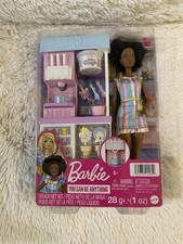 Barbie Heladería Juego con Muñeca 12" y A…
