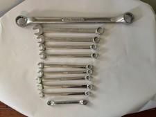 Lot Of Snap-on Sae Wrenches Open End Box And Combos Lot Of Snap-on Sae Wrenches Open End Box And Combos