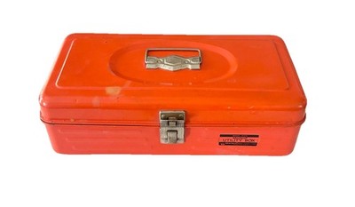 Vintage UNION Steel Utility Box Storage Made In USA Tool Box