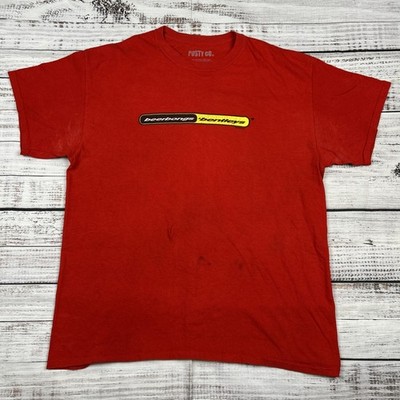 Post Malone Beerbongs & Bentleys T Shirt Mens Sz L Red Tour Posty Music Saw
