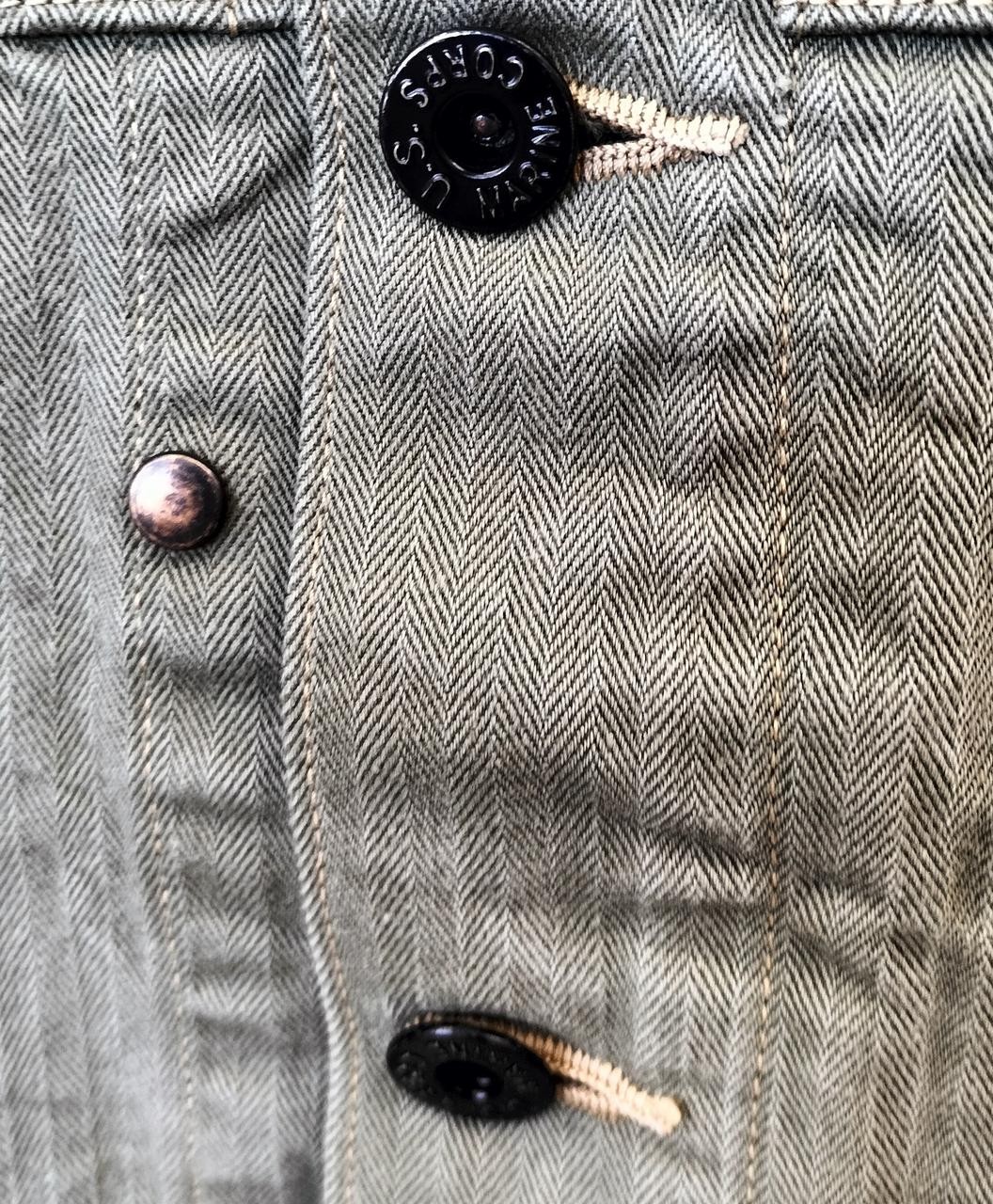 BUZZ RICKSON'S BR11029 Herringbone USMC Military … - image 4