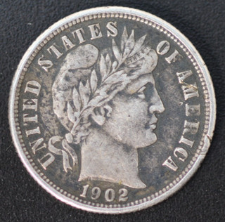 1902 O Barber Dime Scarce New Orleans Issue 90% Silver US Constitutional Coinage