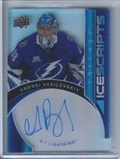 2018-19 Upper Deck Trilogy #IS-AV Andrei Vasilevskiy Ice Scripts
