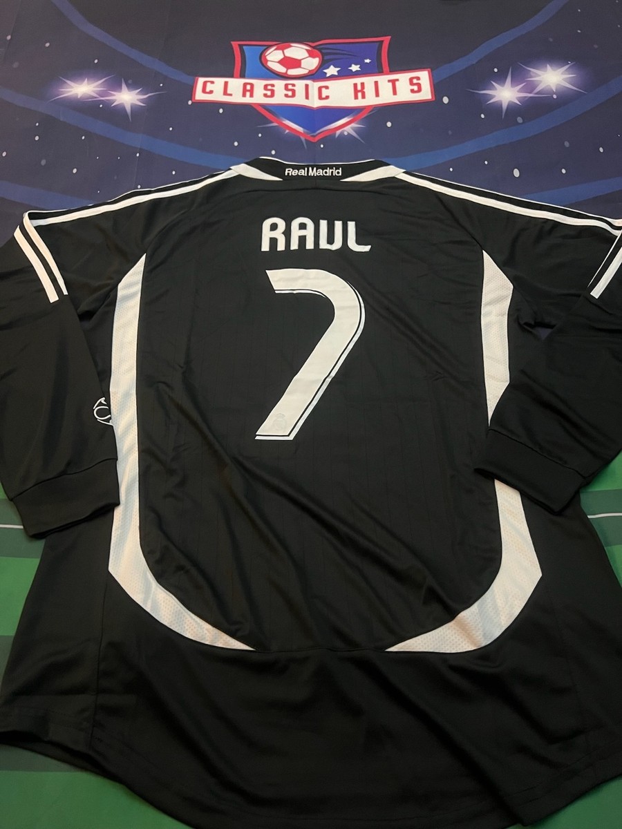 Raul 06-07 Real Madrid Away Long Sleeve Jersey #7 | eBay