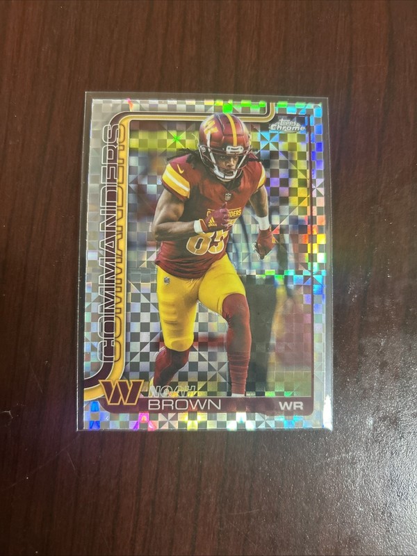 2025 Topps Chrome Football Joah Brown X Fractor 