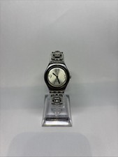 Image of Vintage 2007 Swatch Irony Lady Lady Steel Feminine Watch YSS235G New Battery