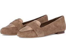 BIRDIES Suede Blackbird Comfort Loafers color Oak size 8.5M NEW / box