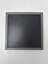 12 X 12 Letter Board With Dark Wooden Trim No Letters Included