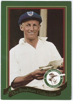 Don Bradman Sanitarium Weet-Bix 1930 The Bradman Collection Cricket Card No 1