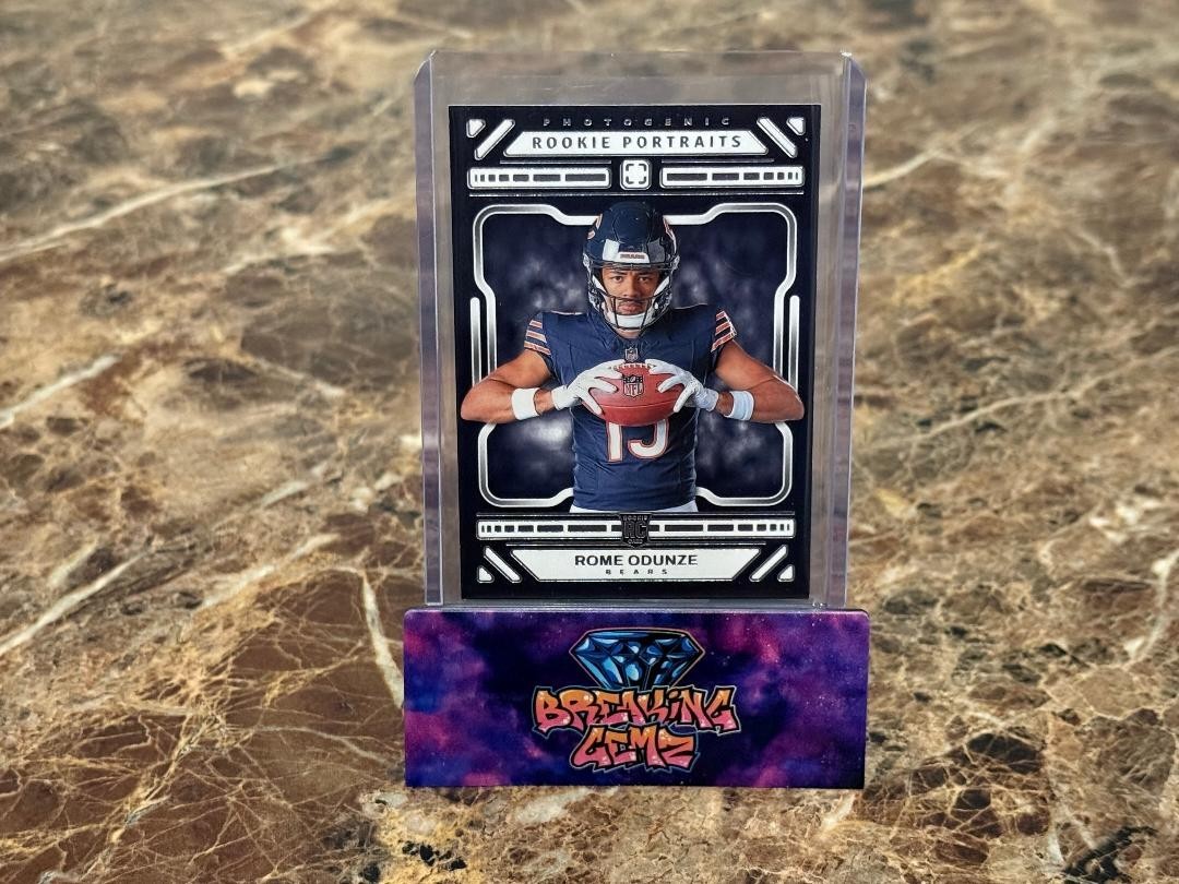 2024 Photogenic Rookie Portraits Rome Odunze Rookie RC Card #157 Chicago Bears