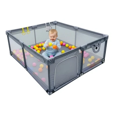 Parc pour bébé, parc d'éveil, espace de jeu, parc de jeu, coin de jeu. - Photo 1/4
