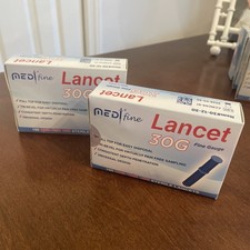 Lot of 2 Medifine Lancet 30G Fine Gauge 200 total -exp 5/28 10/29