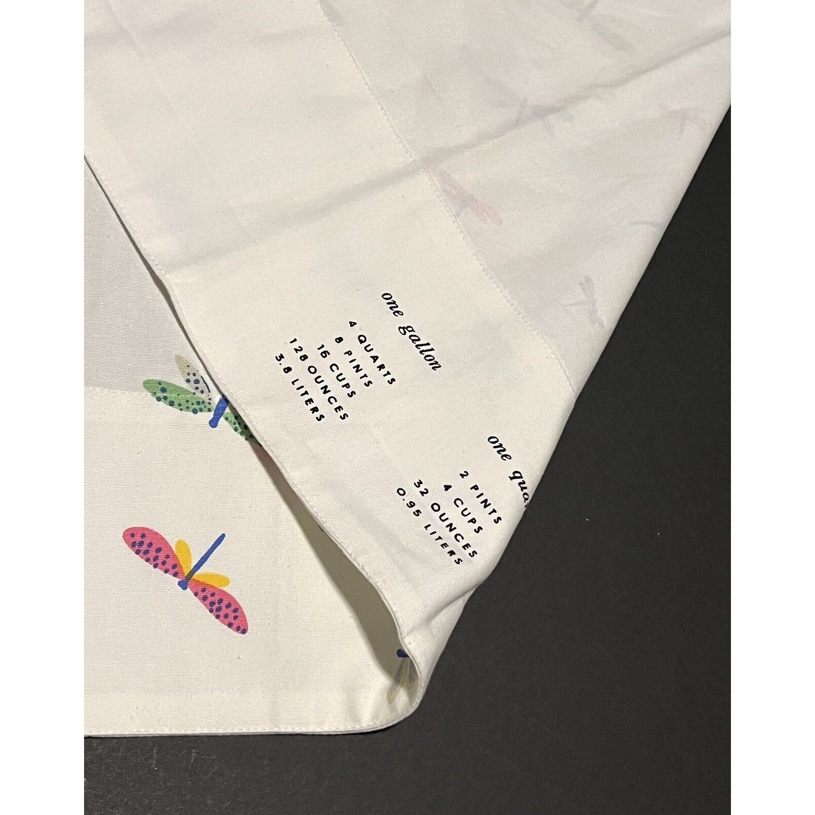 Kate Spade Dragonfly Kitchen Apron Dragonflies Kitchen Measurements On Back NWT thumbnail 8