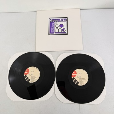 DEEE-LITE Call Me 2-Vinyl Record Single Remix Elektra Records 1994 PROMO NM