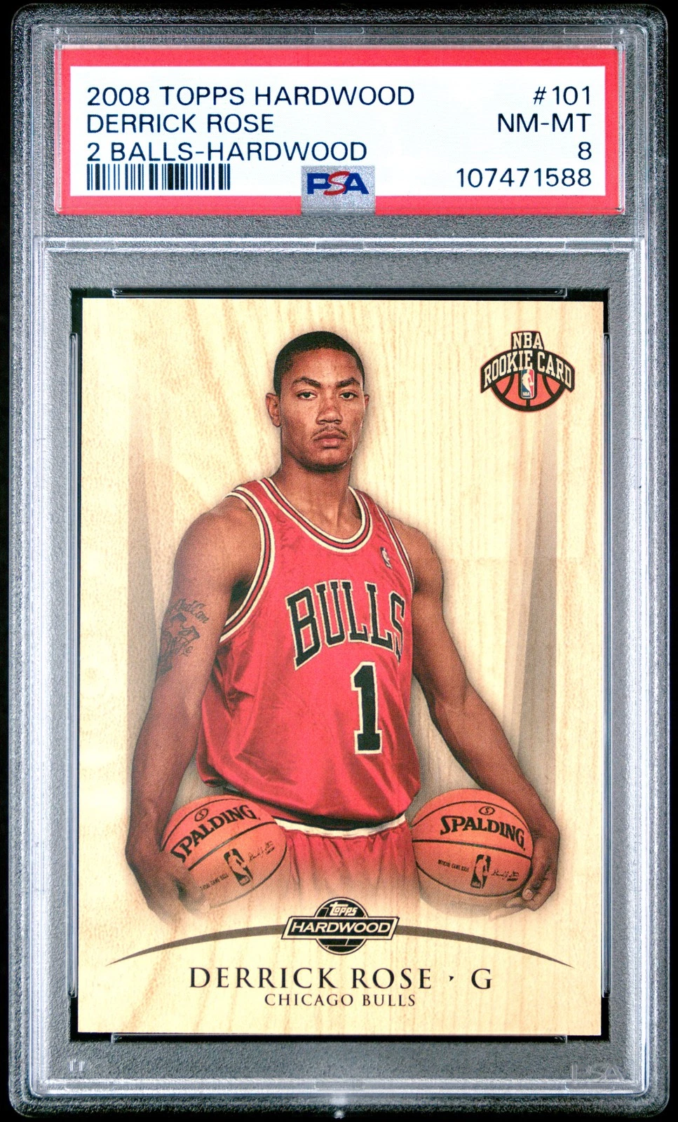 Derrick Rose trading card