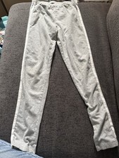 SO Favorite Legging Women's Gray Ankle Leggings Size L Cotton Spandex