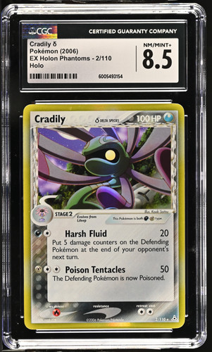 Cradily δ graded CGC 8.5 for sale on eBay