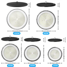LED High Bay Lights UFO 200W 300W 500W 800W Warehouse Led Shop Light Fixture