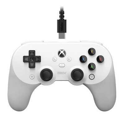 8BITDO Pro 2 wired Xbox pad Gaming Controller Weiß für Series X, S, One, PC