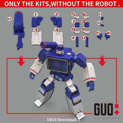 IN STOCK! GO Better 3D DIY Filler Shoulder Cannon Upgrade Kit For SS86 Soundwave