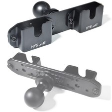Handheld CB Radio Mic Round Knob Holder, Walkie Talkie Holder W/1inchs Ball M...